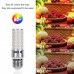SanGlory E27 LED Mais Glühbirnen 12W, entspricht 100W Glühlampe Nicht dimmbar 6000K Kaltweiß E27 Maiskolben, 1350Lm Energiesparlampe Kleine Schraube Kerze Leuchtmittel (4er-Pack)