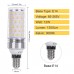 E14 Maiskolben Led Lampe 12W E14 Led Mais Birne Warmweiß 3000K 1350LM Entspricht Glühbirnen 100W Nicht Dimmbar Energiesparlampe Kleine Edison-Schraube Kerze Leuchtmittel E14 von SanGlory(4er-Pack)