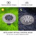 SanGlory Solar Bodenleuchten Aussen Solarleuchte Garten Solarleuchten Bodenleuchte Außen Led Solar Gartenleuchte Weiss Solarlampen Wasserdichte Bodenstrahler Licht Terrassen Beleuchtung Außen 4Stück