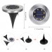 SanGlory Solar Bodenleuchten Aussen Solarleuchte Garten Solarleuchten Bodenleuchte Außen Led Solar Gartenleuchte Weiss Solarlampen Wasserdichte Bodenstrahler Licht Terrassen Beleuchtung Außen 4Stück