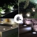 SanGlory Solar Bodenleuchten Aussen Solarleuchte Garten Solarleuchten Bodenleuchte Außen Led Solar Gartenleuchte Weiss Solarlampen Wasserdichte Bodenstrahler Licht Terrassen Beleuchtung Außen 4Stück