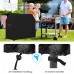 SanGlory Grill Abdeckhaube Wasserdicht Reißfest 600D Oxford Gewebe, Grillabdeckung BBQ Schutzhülle Haube Grill Abdeckplane für Brinkmann, Char Broil, Holland und Jenn Air (105x49x102cm)